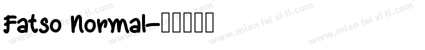 Fatso Normal字体转换
